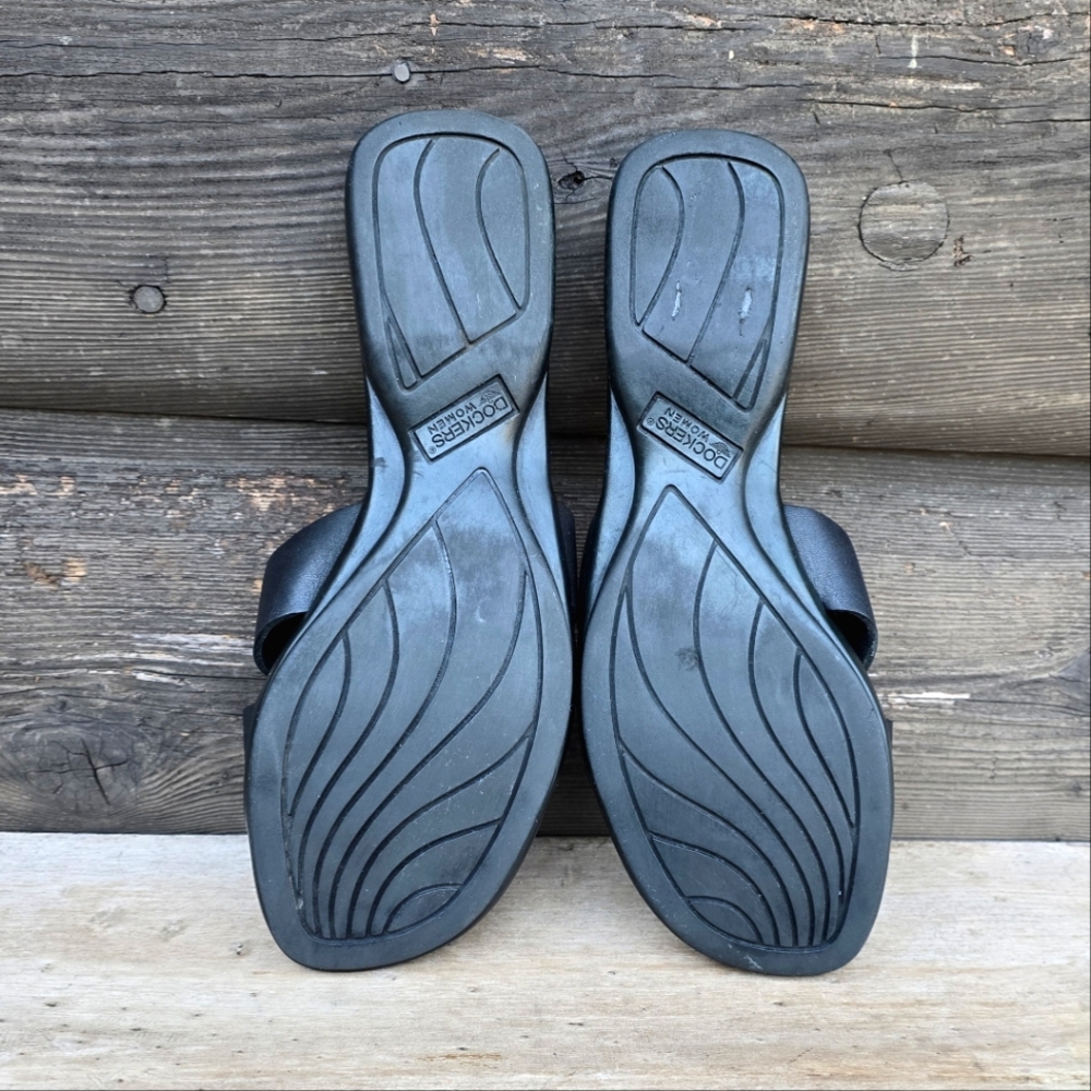 Dockers Rachel Y2K Classic Minimalist  Double Band Comfort Slide Sandal 7M - Picture 15 of 15